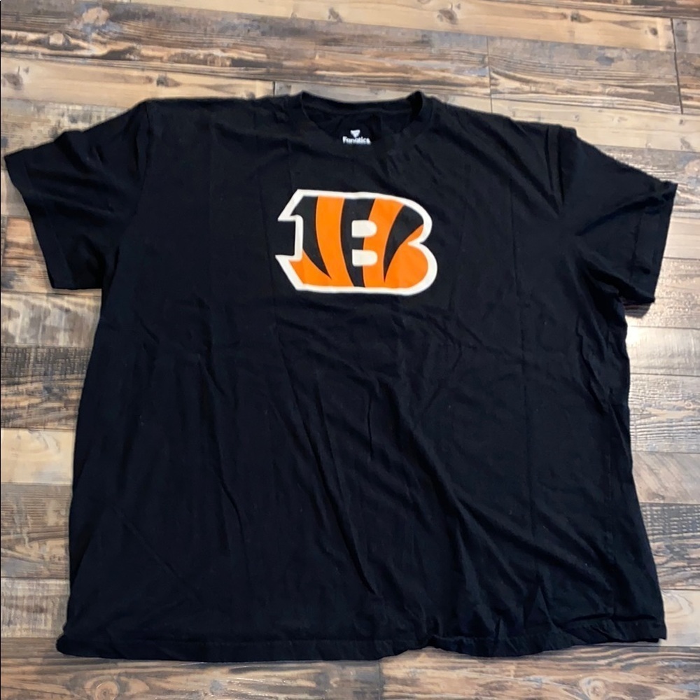 NFL Bengals Black cotton T-Shirt size 4XL